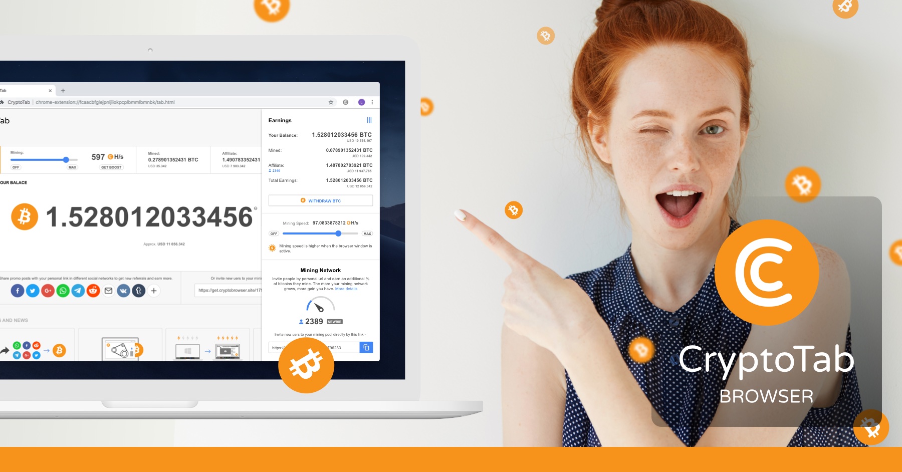 Теперь вы можете зарабатывать Биткойн прямо в браузере