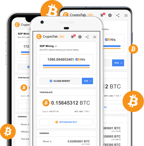 CryptoTab Browser - Easy way for Bitcoin Mining