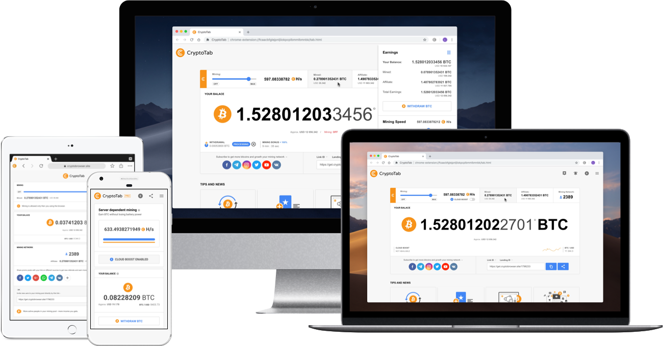 how to mine crypto currencies using the cryptotab browser